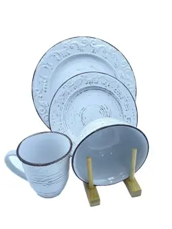 0756-21 | Dinner Set 16 pcs White for 4 Persons