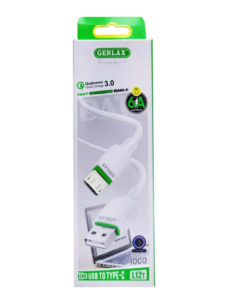 GERLAX L12 | Кабель Micro USB Быстрая Зарядка 6A USB 3.0