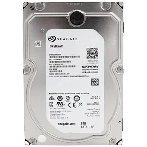 Жесткий диск SEAGATE ST6000VX001 емкостью 6 ТБ — специально для систем видеонаблюдения