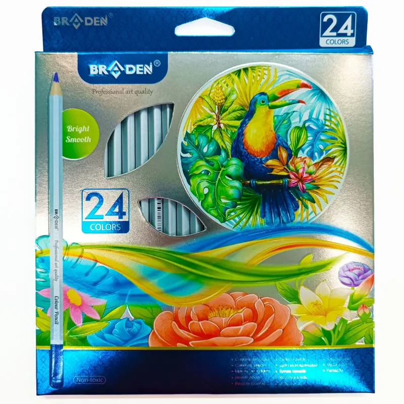 Braden BD8012-24 | Reňkli Galamlar Toplumy 24 Reňk