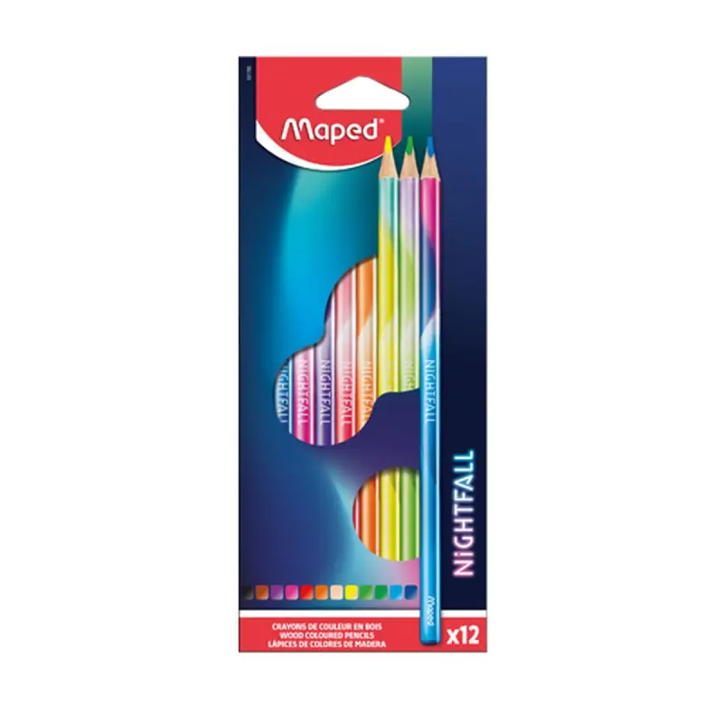 Maped BK-00092098 | Reňkli Karandaş 12 Reňk Nightfall Seriýasy