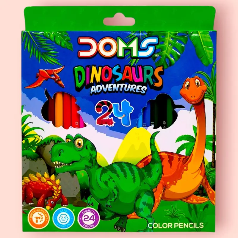 DOMS DM18818-24 | Reňkli galamlar 24 sanylyk toplum