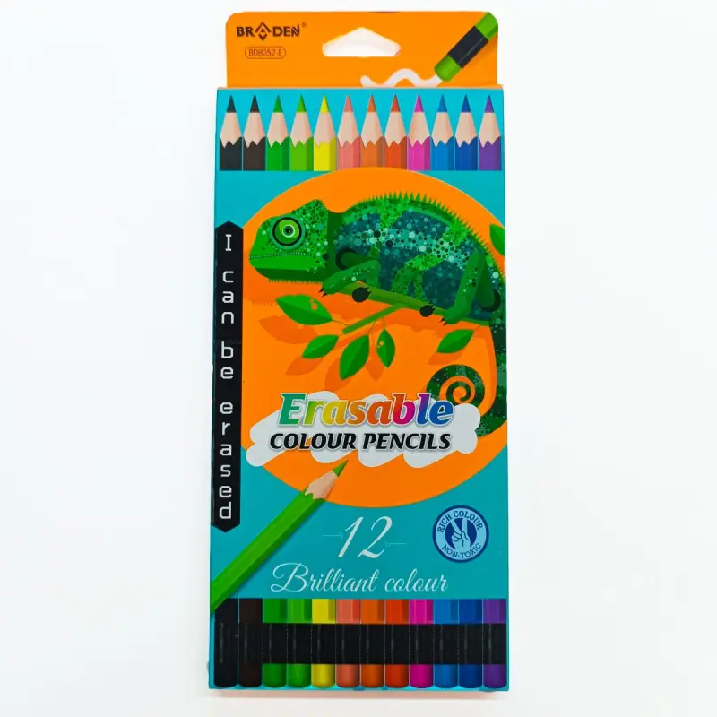 Braden BD8052-E | Colored Pencils 12 Colors