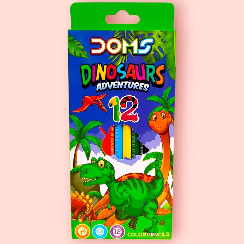 DOMS DM18818-12 | Reňkli Galamlar 12 Reňk Gaplama