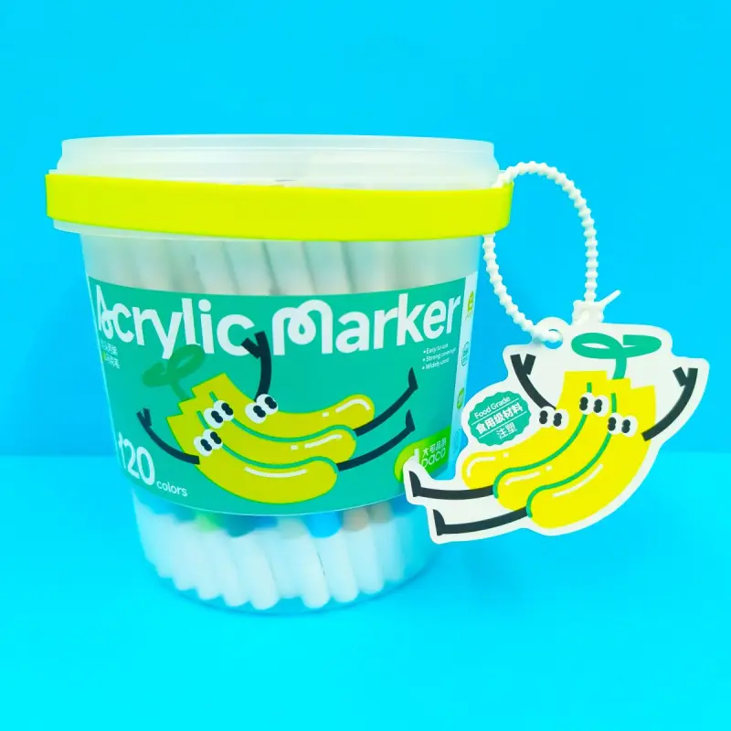 DK001 BK-00101289 | Akril markerler toplumy 120 reňk