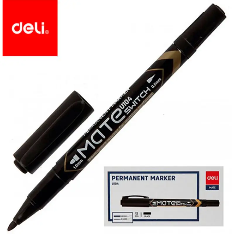 Deli U 10420 | Iki Taraplaýyn Marker Iki Uçly Hemişelik BK-00094846