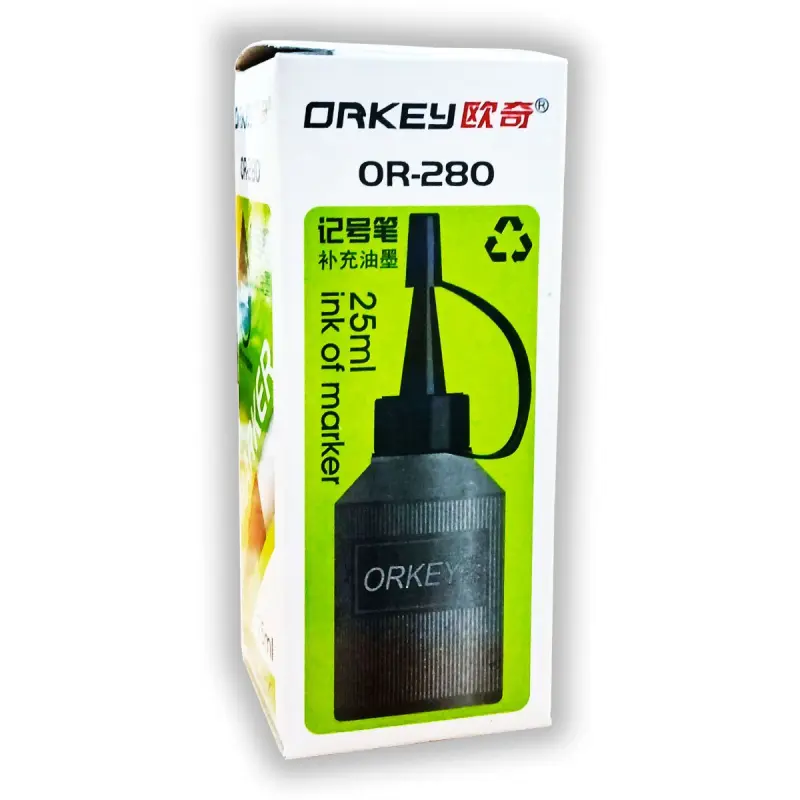Orkey OR-280 | Gara marker doldurma syýylygy 25 ml