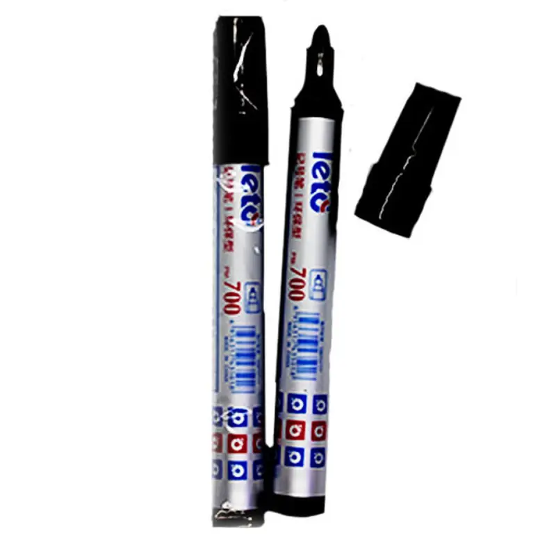 Leto PM-700 | Permanent Marker Black Bullet Tip