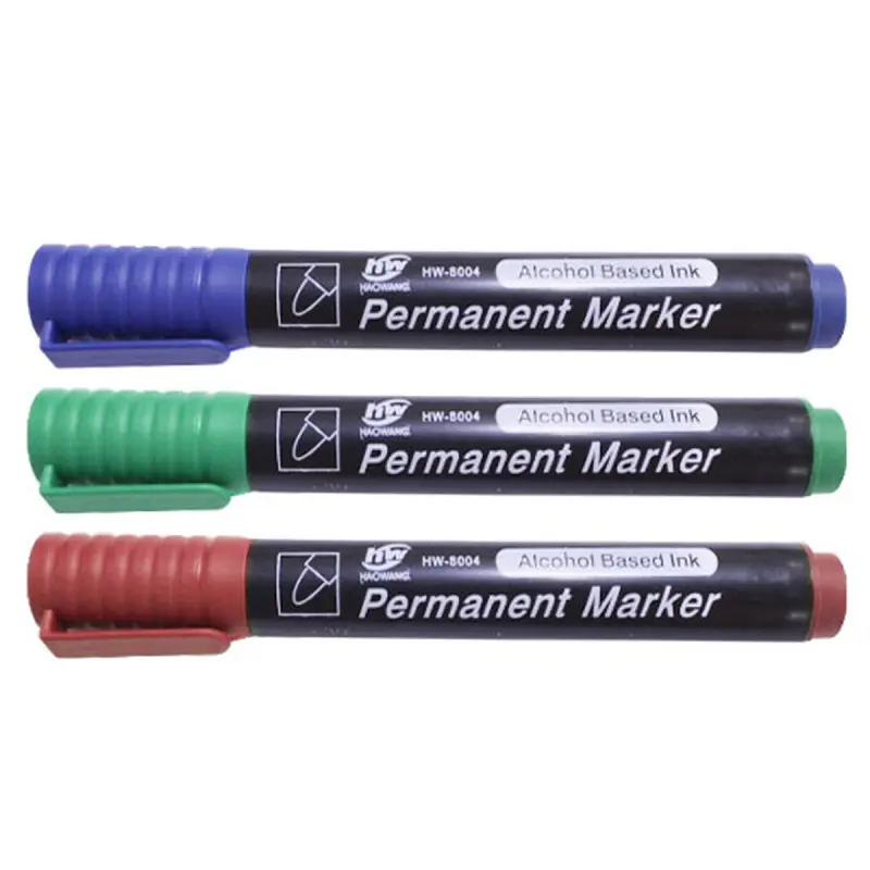 WH WH-8004 | Permanent Marker Assorted Colors Quick-Dry