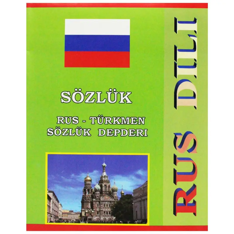 Gözelprint BK-00071614 | Dictionary Notebook Russian-Turkmen 40 Sheets A5 Grid