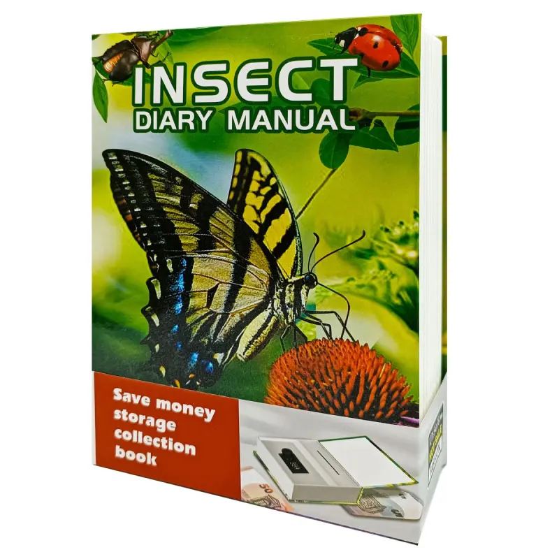 INSECT BK-00101637 | Книга-сейф сталь 127x54x181 мм с ключом