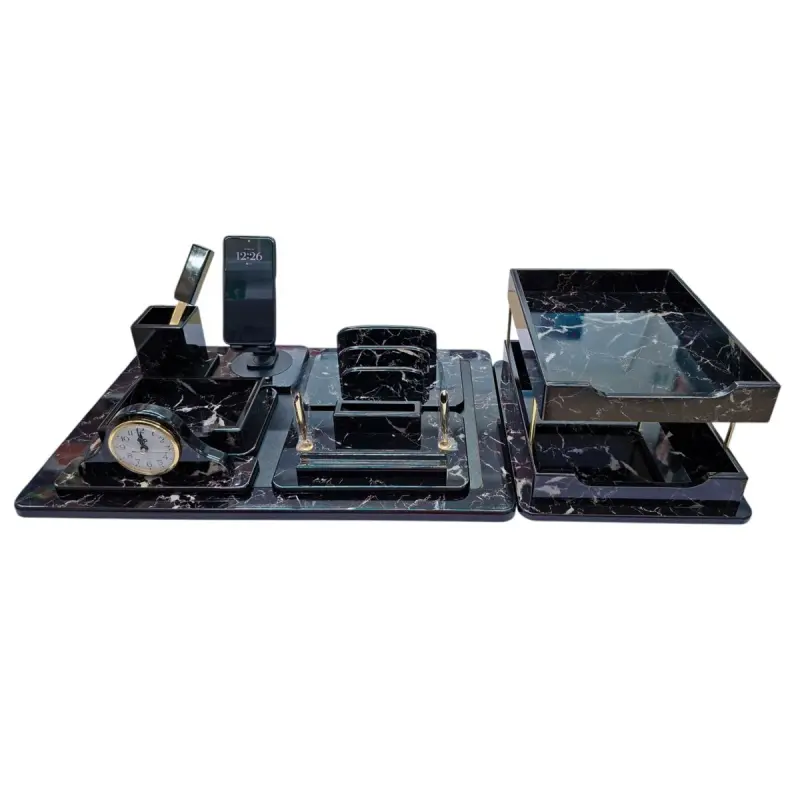 Kingstyle BS2300 | Wooden Desktop Set Premium Executive Finish