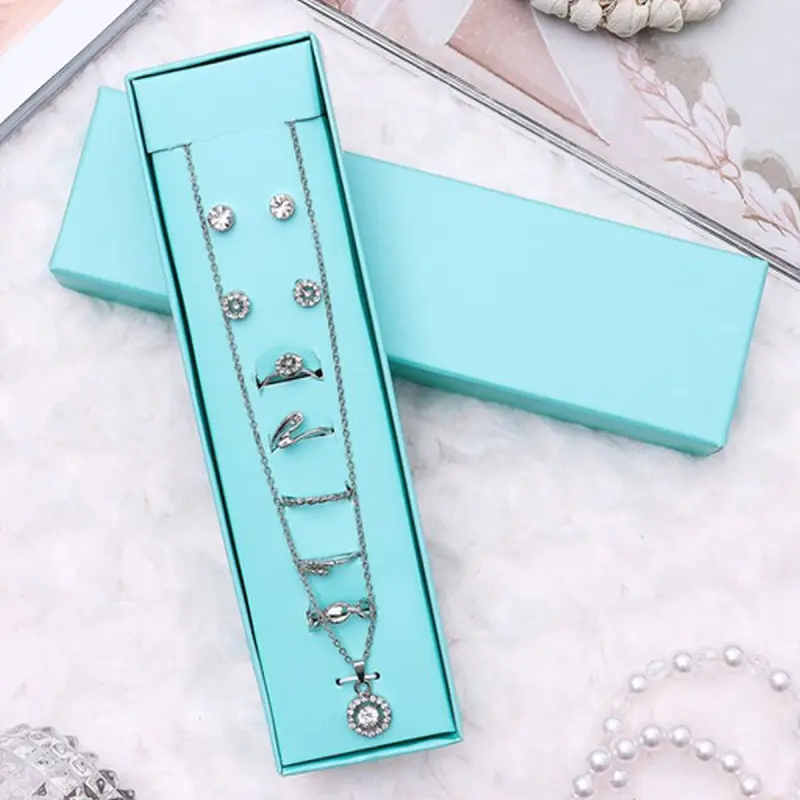 BK BK-00033097 | Jewelry Set 8 pcs White in Gold