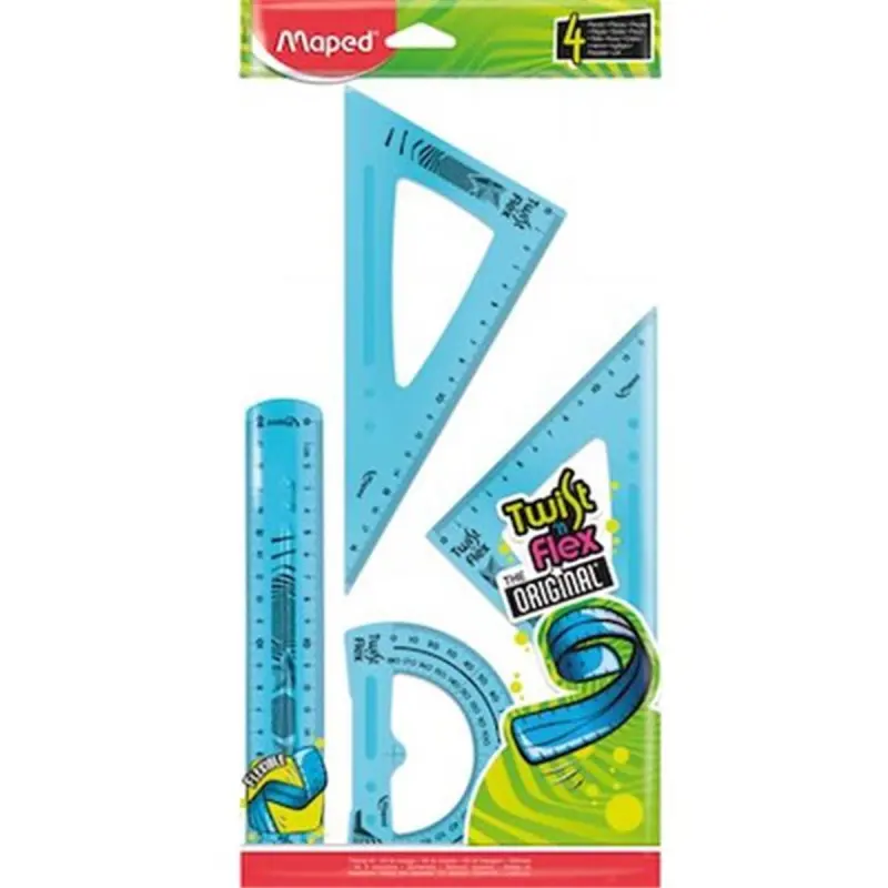 Maped BK-00093788 | 30 sm liniýka toplumy Twist'n Flex, çydamly