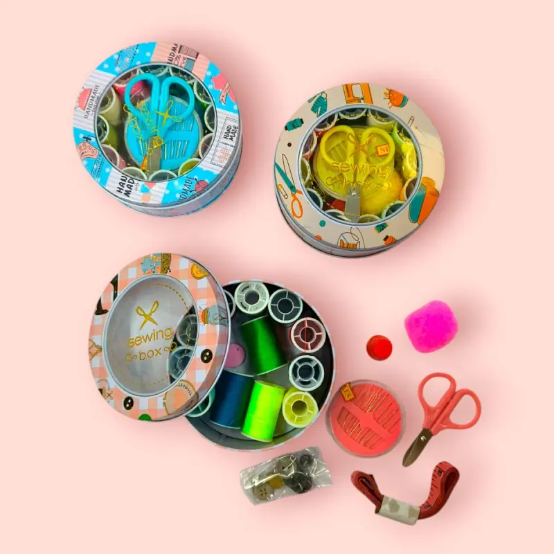 SON-3 BK-00102224 | Sewing Kit Set Round Assorted
