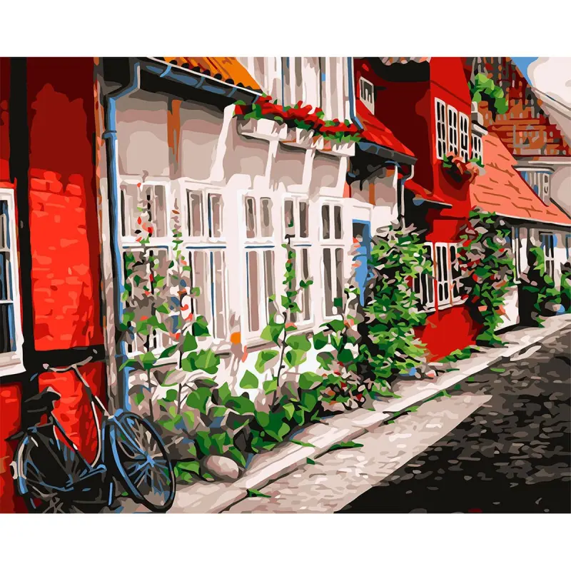 YS YS46000 | Paint by Numbers Kit 40x50 cm Malvas by the Window