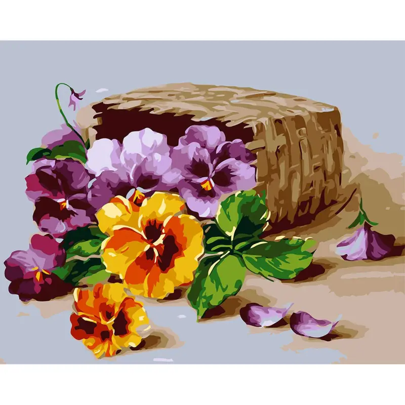 YS YS43638 | Paint by Numbers Kit 40x50 cm Flowers