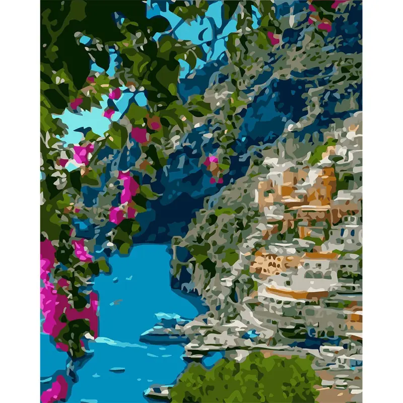YS BK-00100731 | Nomerli Surat Çekmek Toplumy 40x50 sm Provence Salerno