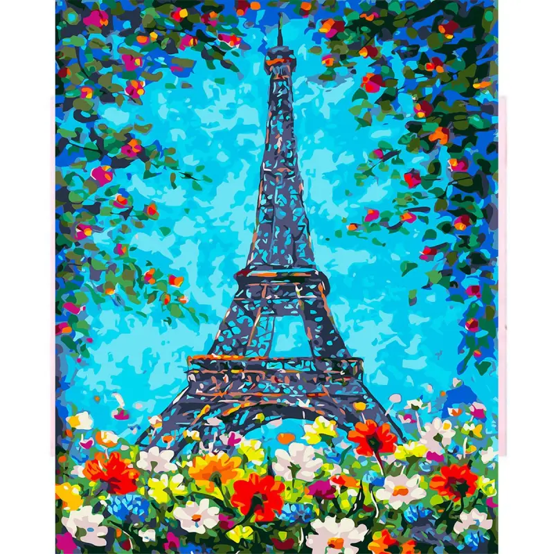 BK BK-00100743 | Nomerli Surat Toplumy 40x50 sm Gül açýan Eýfel diňi