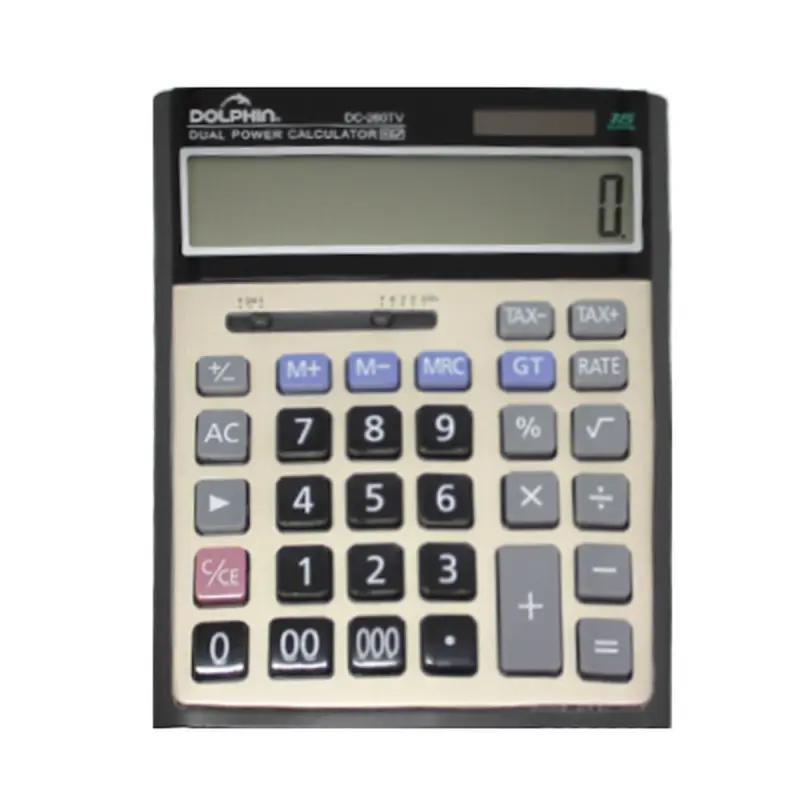 Dolphin DC-260TV | Calculator 16-Digit Display