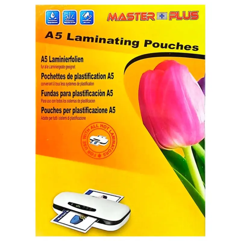 Master+Plus BK-00101348 | Laminasiýa Plyonkasy A4 125 Mikron