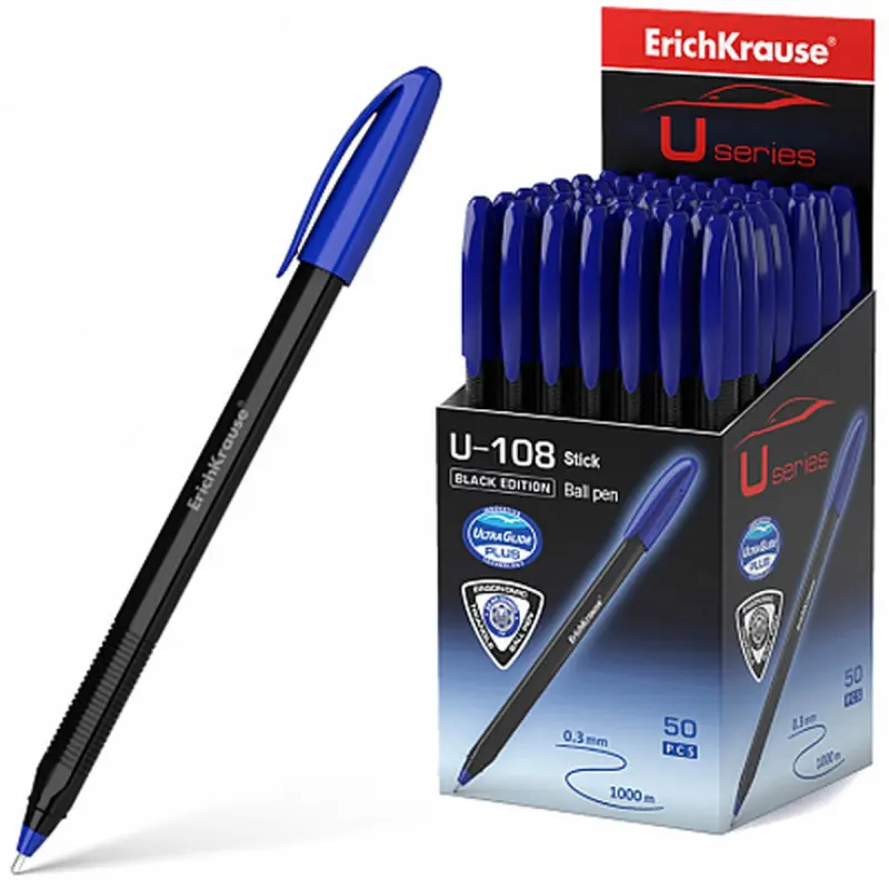 Erichkrause BK-00093958 | Şarjykly Ruçka 1.0 mm Ultra Glide Gök Çalgy
