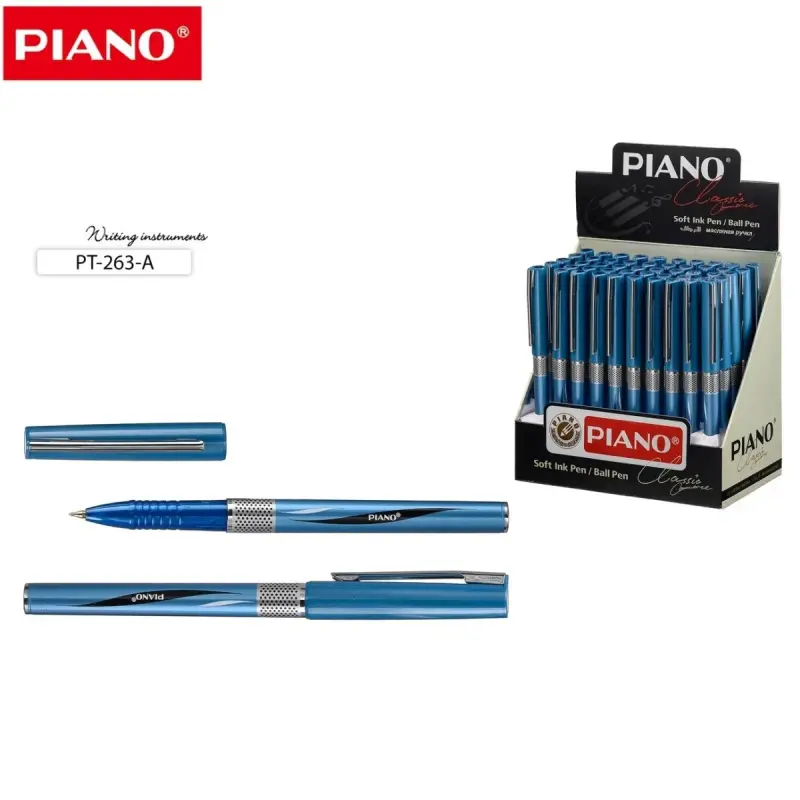 Piano PT-263 | Şarikli ruçka gök 0.7 mm