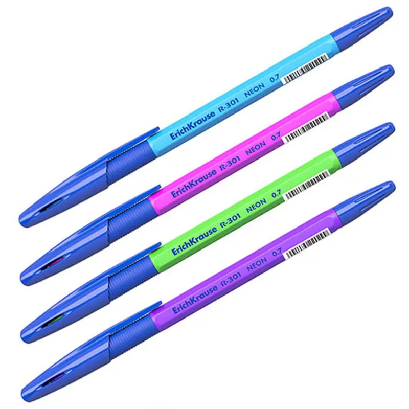 Erich Krause R-301 Neon | Şarjykly ruçka gök ýazgy neonly dürli korpus