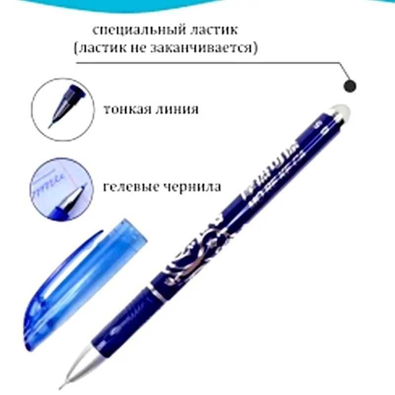 Yalong YL-212685 | Öçürijili Gel Ruçka 0,5 mm Gök