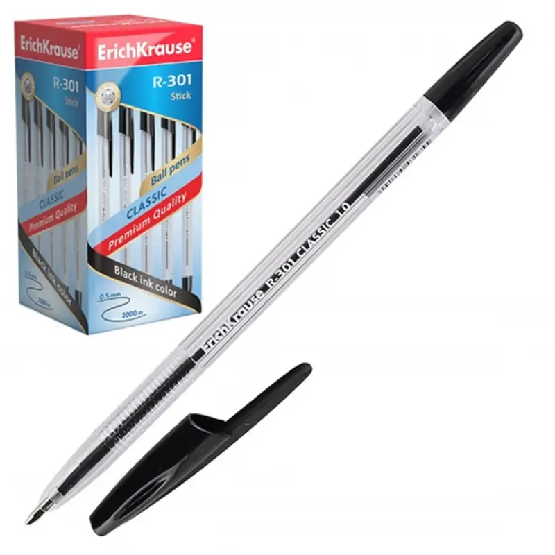 ErichKrause R-301 BK-00093962 | Şarikli Ruçka 1.0 mm Ergonomik Gara