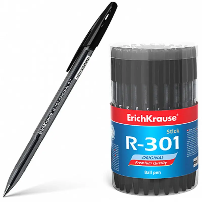 ErichKrause R-301 | Şarikly Ruçka 0,7 mm Gara Syý