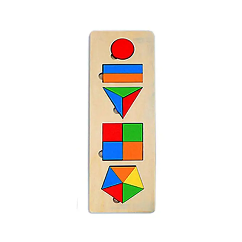 BK-00081571 | Çagalar üçin agaç tapmaca Geometrik 29,5x10 sm