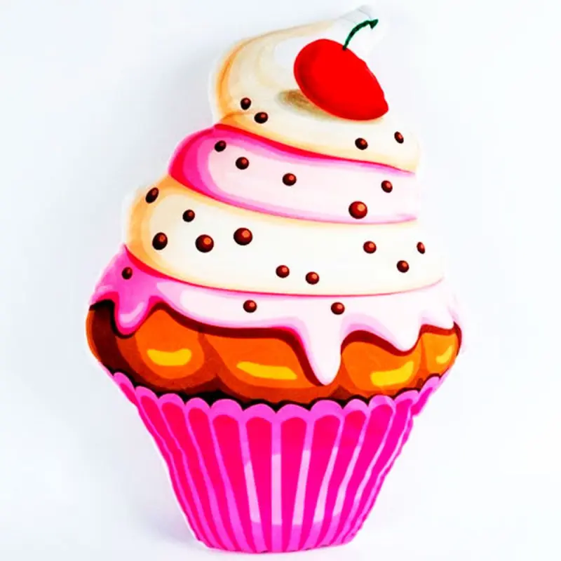 "Pirozhnoe" BK-00082058 | Plush Toy Cake-Shaped Soft Textile