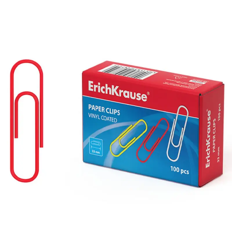 ErichKrause BK-00043574 | 33 mm reňkli winil örtükli kagyz baglaýjy