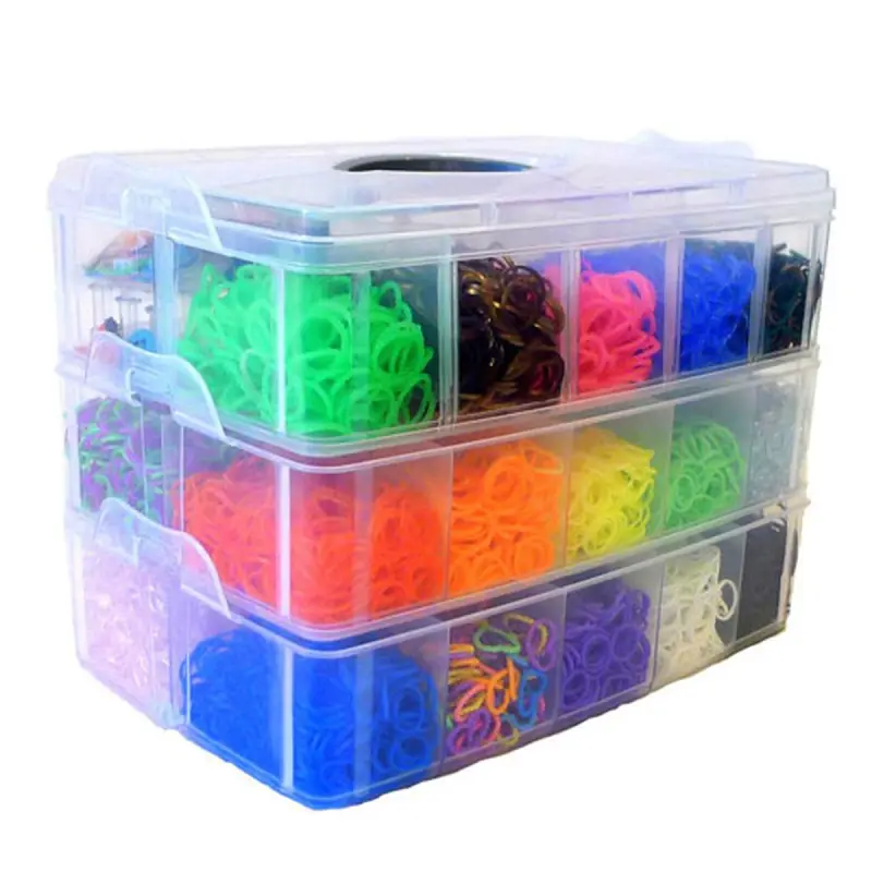 Rainbow team UP-00001803 | Rubber Bands 6000 l Multicolor Bulk Pack