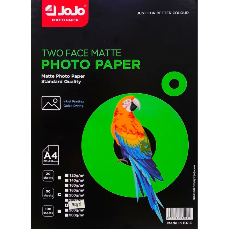 Jojo BK-00101615 | Foto Kagyz A4 Mat 260 gsm