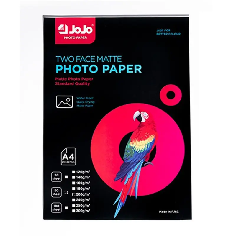 Jojo BK-00015541 | A4 Mat Fotosurat Kagyzy 200 gsm 50 sany