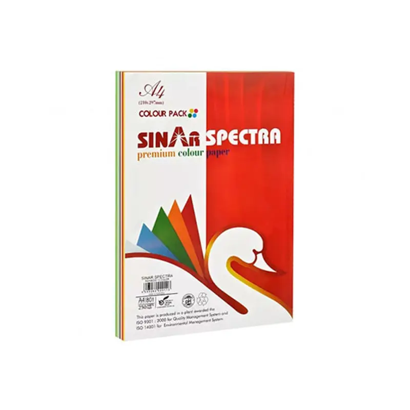 Sinar Spectra 00-00000887 | A4 reňkli kagyz 10 reňk 250 sany