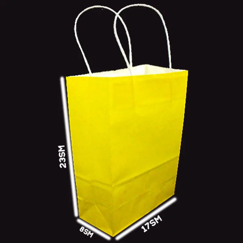 Заливка Жёлтая BK-00084426 | Kagyz Paket 17x8x23 sm