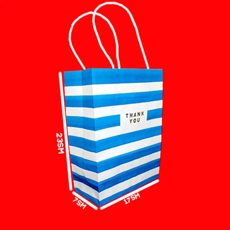 Thank You BK-00084419 | Paper Bag Blue 17x8x23 cm