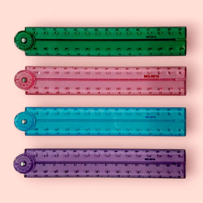 MQ MQ0616 (SQ-12) | Plastic Ruler 30 cm Durable Transparent