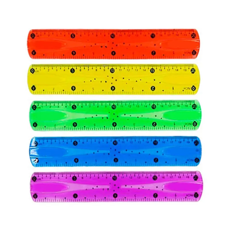8020 BK-00028325 | Гибкая линейка 20 см Прочный пластик
