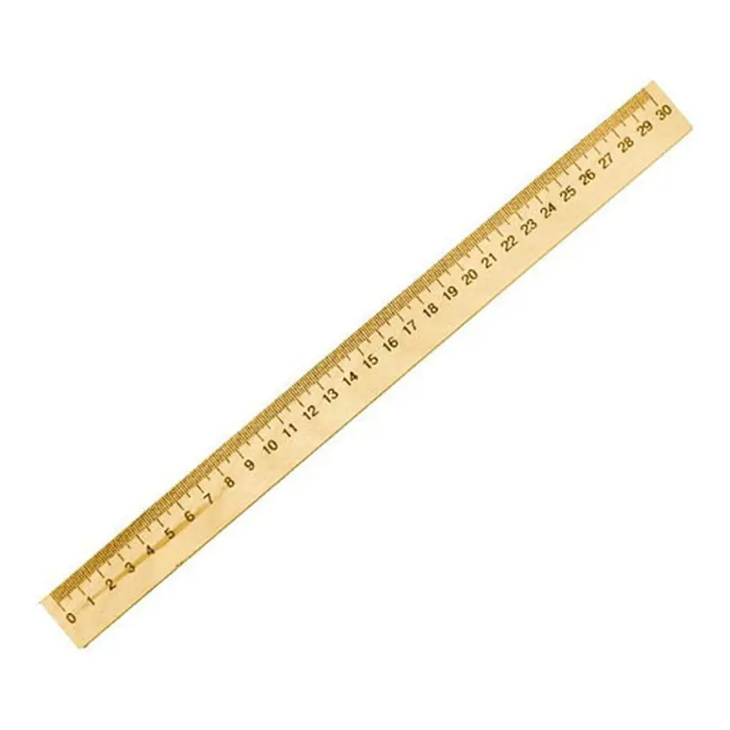 Unbranded 00-00000629 | Wooden Ruler 30 cm