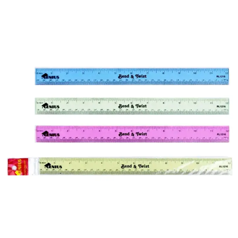 GENIUS RL-1216 | Plastic Ruler 30 cm