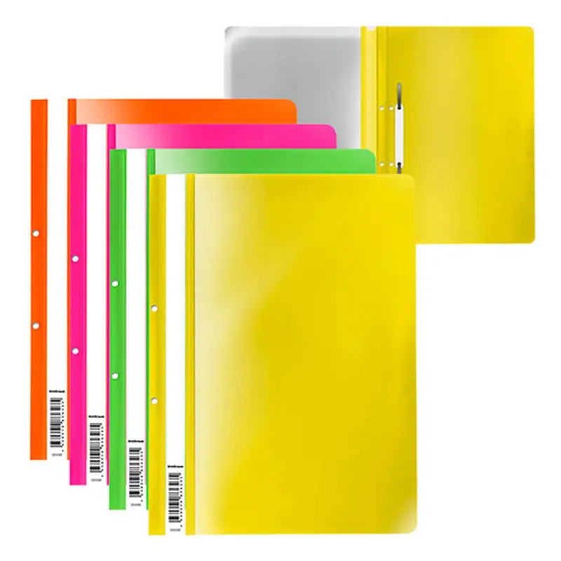 ErichKrause BK-00051538 | A4 Plastic File Fastener Assorted Colors
