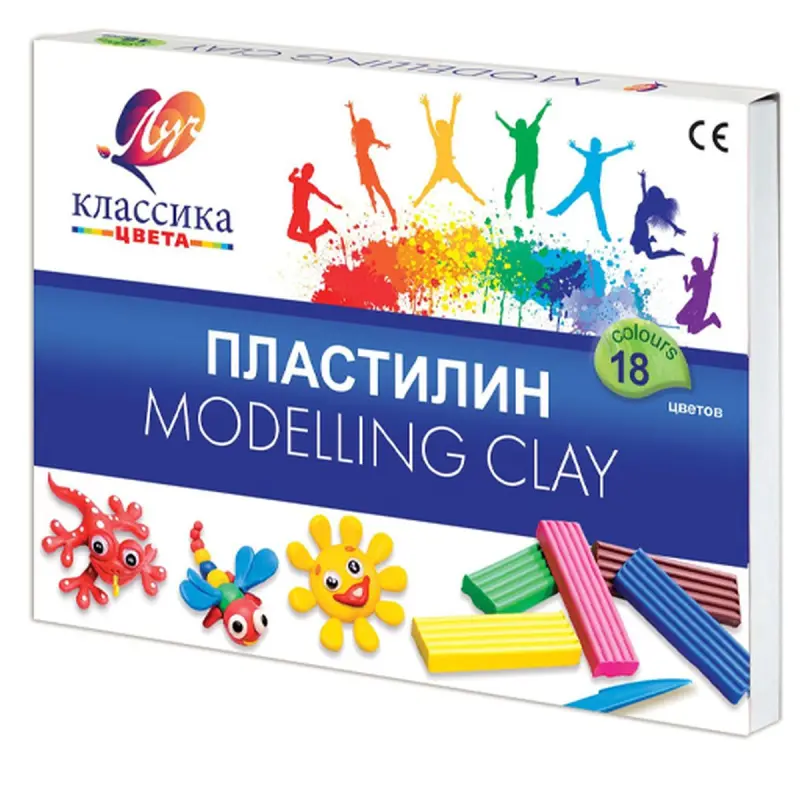 Luch BK-00021460 | Modeling Clay 18 Colors Set