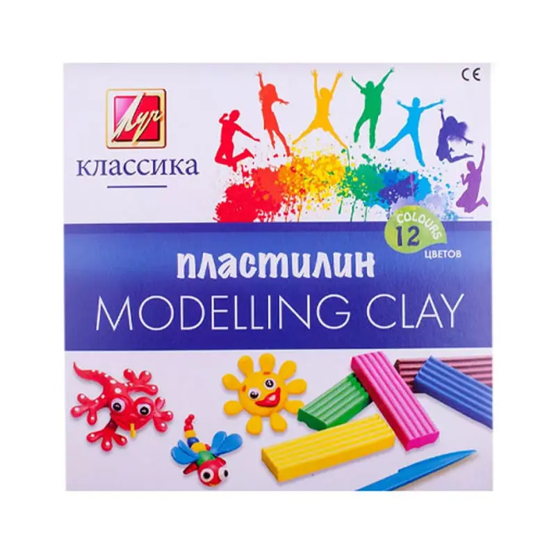 Luch BK-00022697 | Modeling Clay 12 Colors Assorted