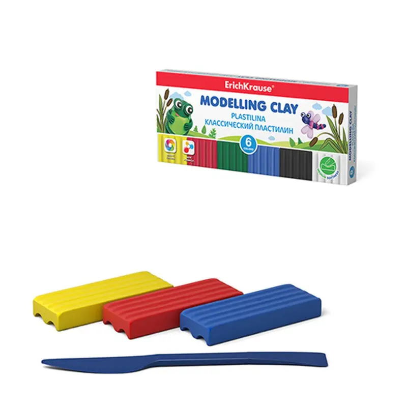 ErichKrause 50551 | Modeling Clay 6 Colors Classic Set