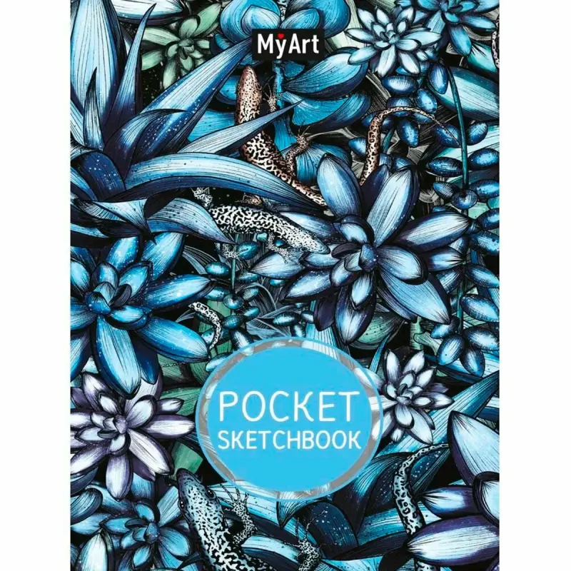 MyArt BK-00101205 | Pocket Sketchbook Lizard Motif