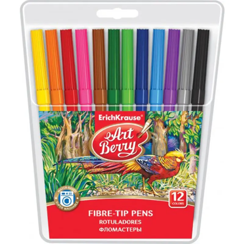 ErichKrause 33050 | Markers 12 Colors Art Berry